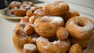 Пышные пончики на кефире. Пончики в масле Пышные пончики на кефире. Пончики в масле