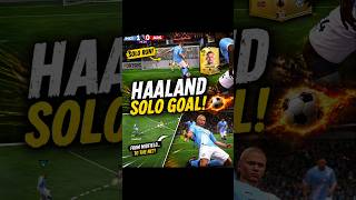 Haaland Solo Run Goal 😳 Unstoppable Finish | FC 26 Gameplay #shorts #football #trending #gaming
