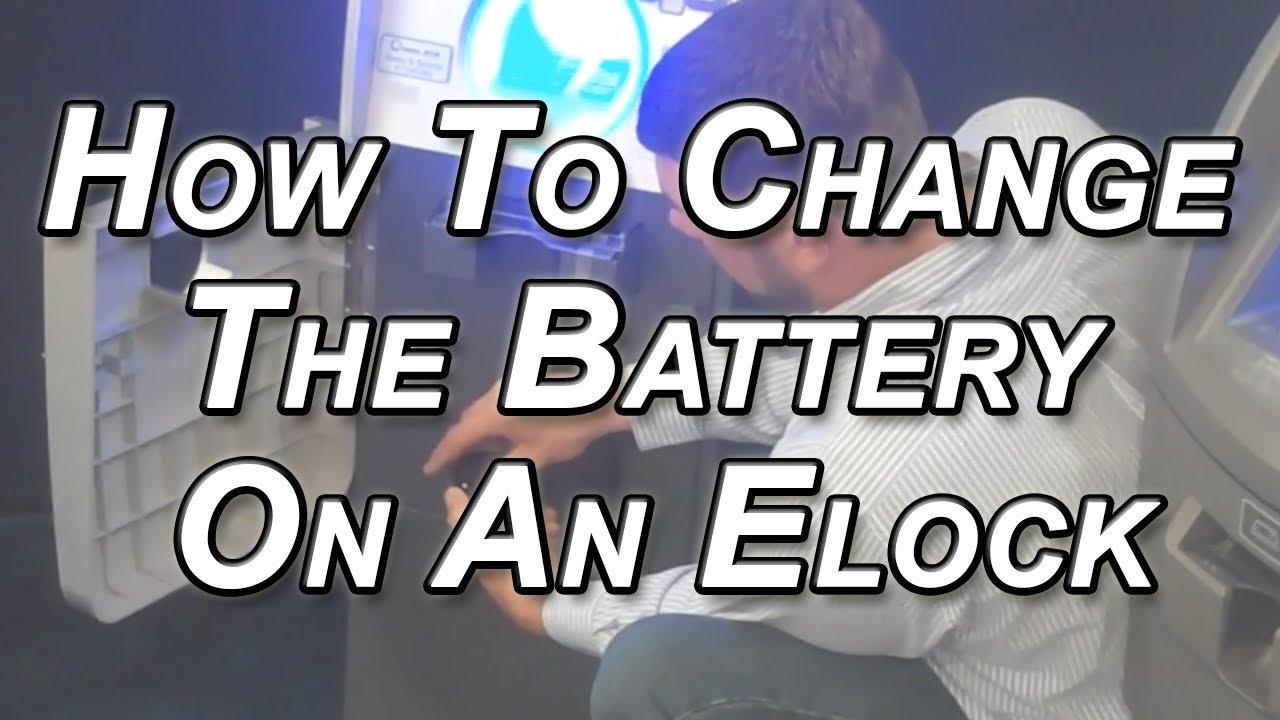 How To Quickly Change The Battery On Your ATM Elock - YouTube