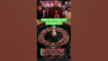 Thumbnail of Drake Hits A Max Win On Green 0 Playing Roulette! #drake #roulette #maxwin #bigwin #casino