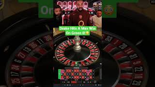 Drake Hits A Max Win On Green 0 Playing Roulette! #drake #roulette #maxwin #bigwin #casino screenshot 2