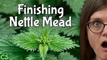 How to Make Nettle Mead (racking and bottling)