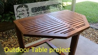 An overview of building a custom patio table from scratch given by Bill Williams from Engineer