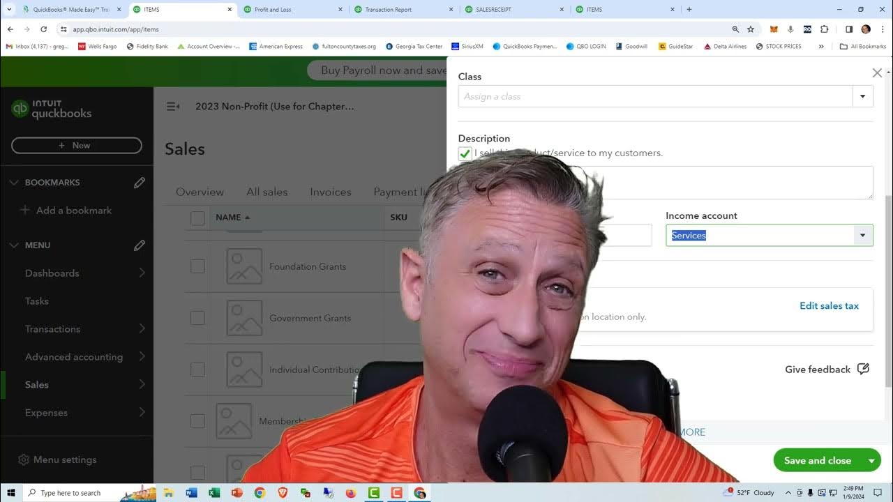 QuickTip Jan 2024 QBO Correcting from Sales Forms YouTube