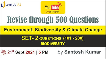 Set- 2 Questions (101 - 200) | Prelims 2021: Revise Through 500 Questions - EB&CC | By Santosh Kumar