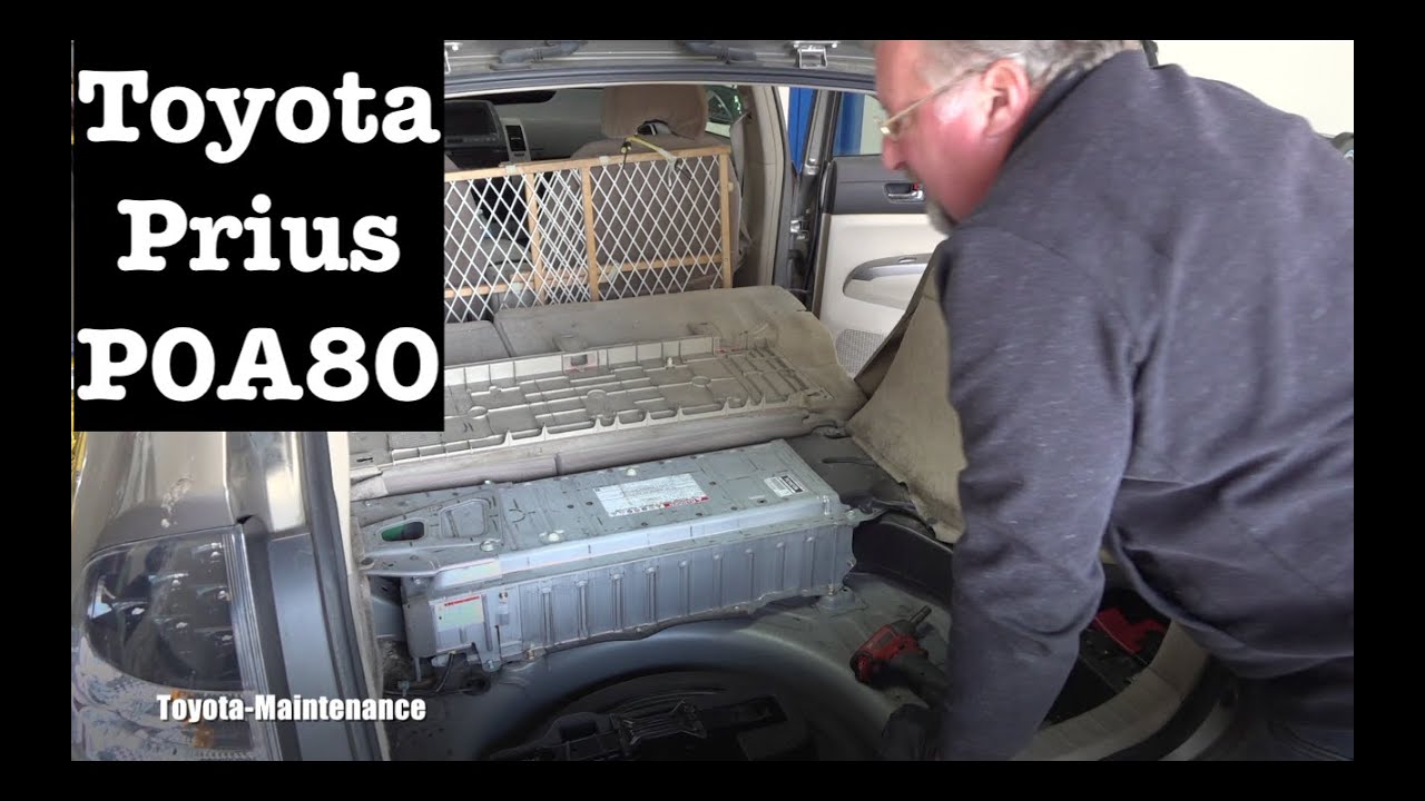Toyota Prius code P0A80 - Hybrid Battery Pack over temperature - YouTube