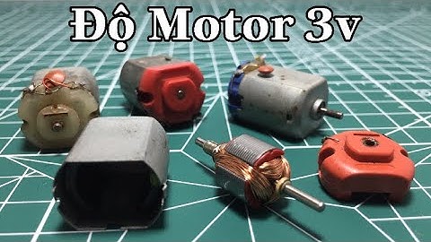 Hướng Dẫn Độ Motor 3v | Yêu RC