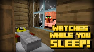 What If You Catch a Villager Watching You While You Sleep? | Minecraft Creepypasta