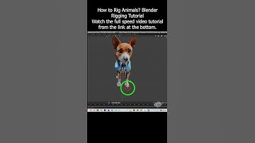 How to Rig Animals? Blender Rigging Tutorial #rigging #blender #animal #tutorial #3dmodeling #rig