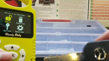 Using Handy Baby JMD to clone 4D ID63 Ford / Mazda keys - Auto locksmith programming tools