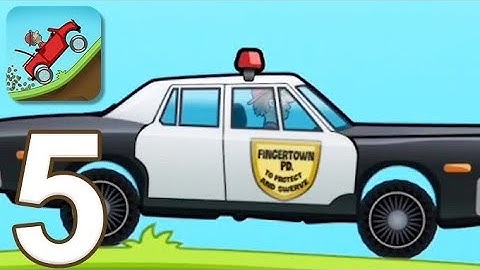 Hill Climb Racing - Gameplay Walkthrough Part 5 - Police Car (iOS, Android)