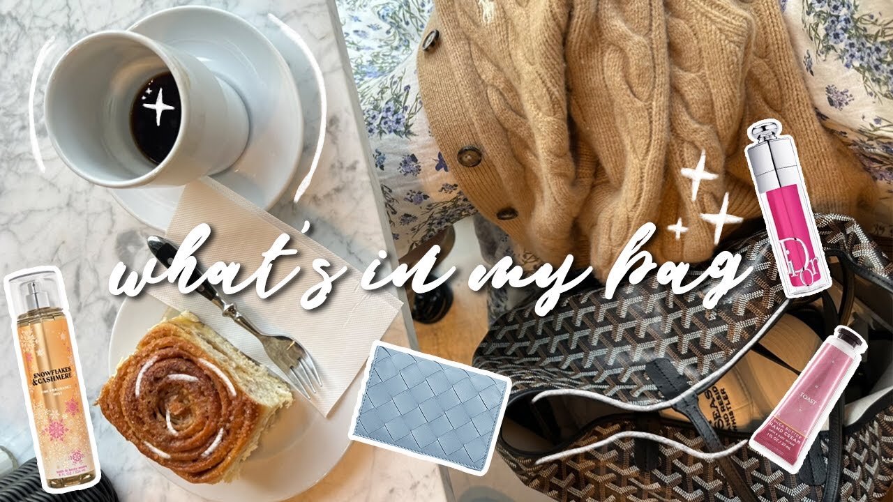 what’s in my bag 2024 🍂 Goyard Saint Louis PM (everyday essentials)