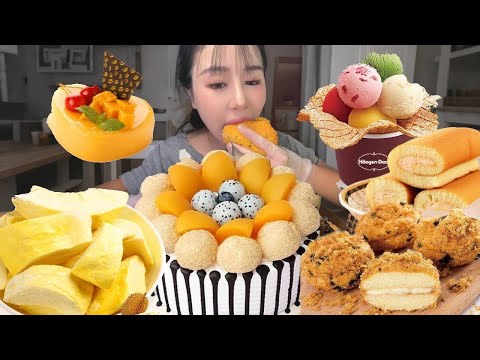 Asmr🍰찹쌀떡🍰 (부드럽고 왁시한 소리) 크림丨먹방丨먹방丨만족스러운丨먹는 소리
