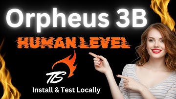 Orpheus 3B - TTS Towards Human-Sounding Speech - Install Locally