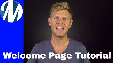 Create a Welcome Page using TypeLoft