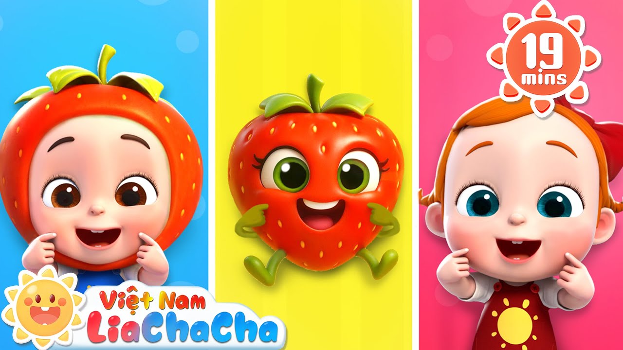 🍓Cuối tuần đi hái dâu tây | Bé khám phá thiên nhiên | LiaChaCha - Ca Nhạc Thiếu Nhi Việt Nam