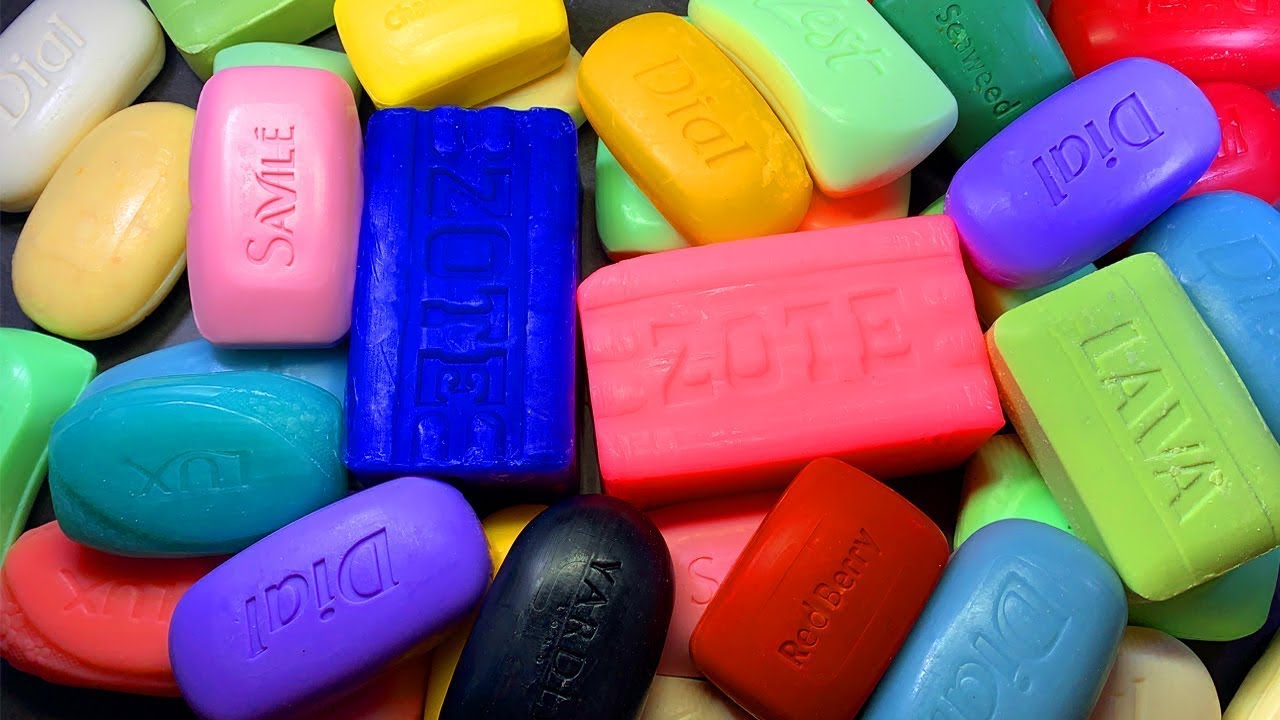 ★1 Hour ASMR SOAP★Compilation set★Crushing soap★ Satisfying Slime video