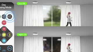 Homelist motion sensor ceiling light, battery powered, rechargeable.