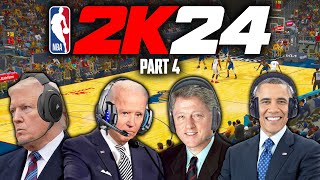 US Presidents Play NBA 2K24 (Part 4)