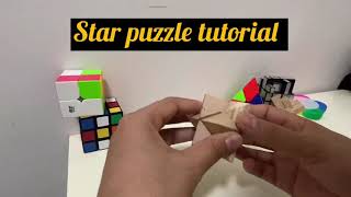 Star puzzle tutorial | 12 pointed star puzzle | puzzles