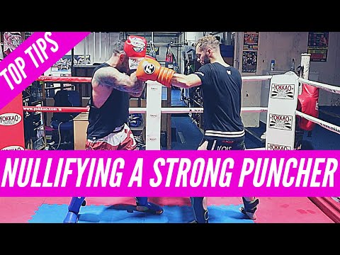 FAN REQUEST | My Top 3 Ways On How To Nullify A Strong Puncher | Muay Thai Top Tips | Liam Harrison