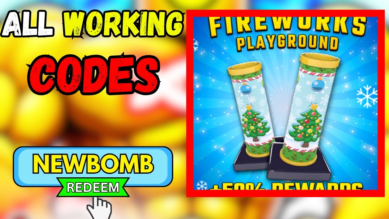 Fireworks Playground codes