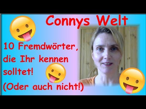 Video: 10 Lustige Fremdwörter, Die Auf Englisch Keine Entsprechung Haben