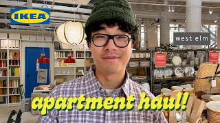 come furniture shopping with me in nyc (ikea run + west elm haul)