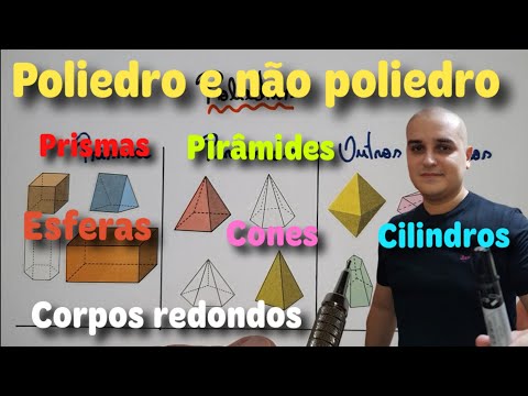 Vídeo: Qual dos seguintes não são poliedros?