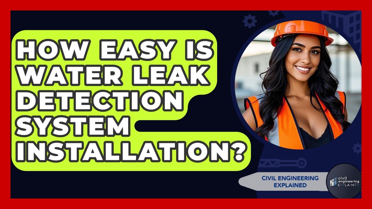 How Easy Is Water Leak Detection System Installation? - Civil Engineering Explained