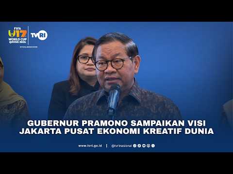 Gubernur Pramono Sampaikan Visi Jakarta Pusat Ekonomi Kreatif Dunia