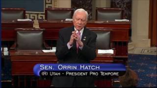 Famous Sen. Hatch Defends Trump - Full Floor Speech Profile