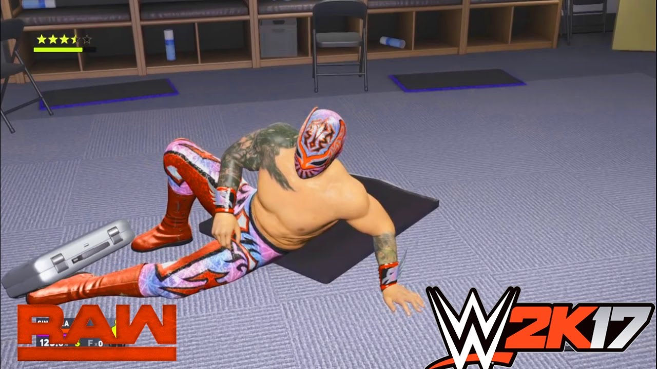 WWE 2K17-Chris Jericho & Sin Cara Turn to A Real Fight at Backstage Brawl(PS4)