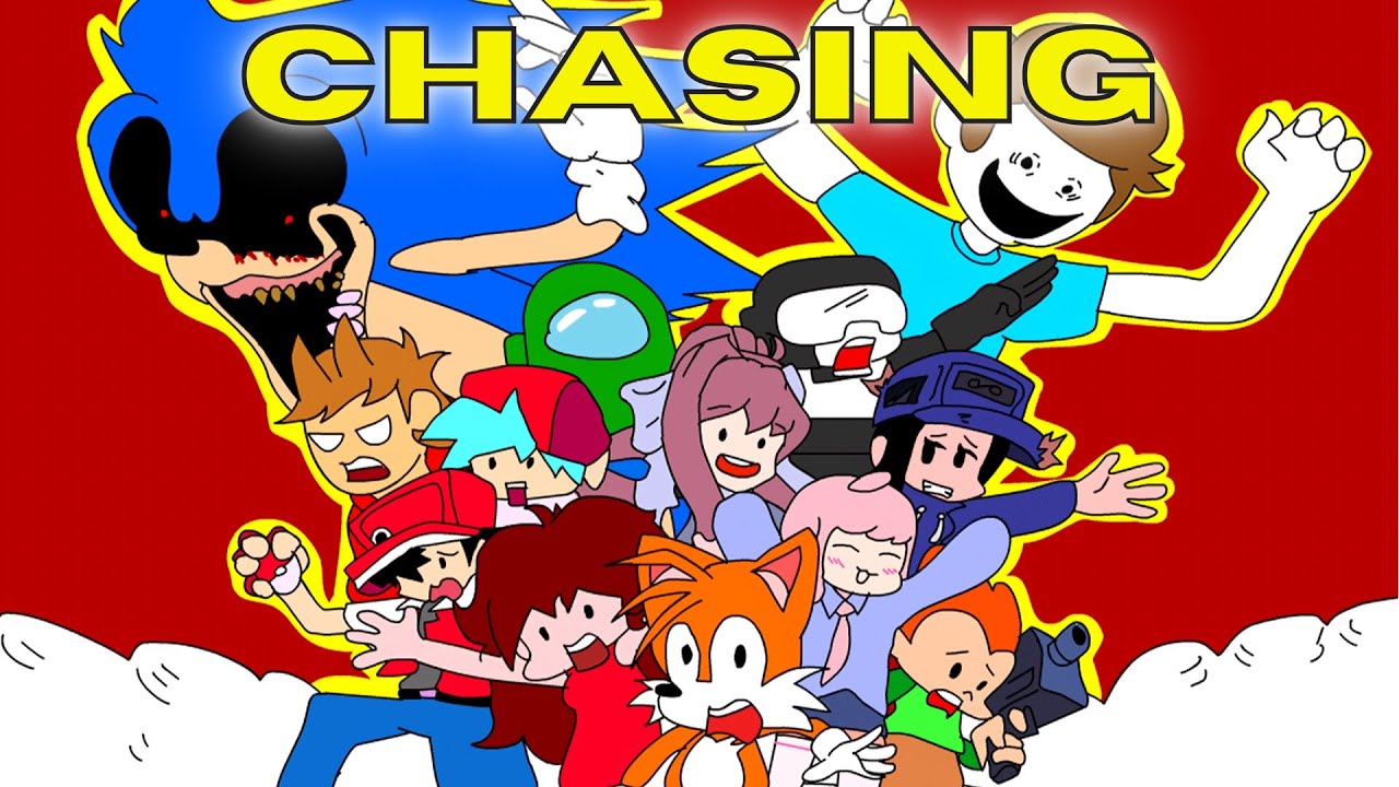 Chasing but everyone Sings it - Tails.exe x Friday Night Funkin