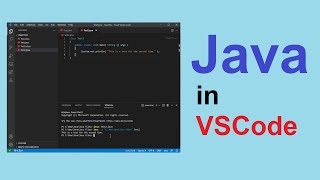Using VSCode to work with Java programming language