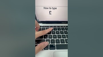 How to type £ Pound sign – the currency of the United Kingdom  #macbooktips #keyboard #macshortcuts