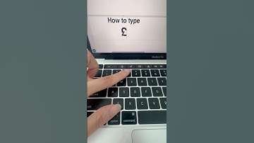 How to type £ Pound sign – the currency of the United Kingdom  #macbooktips #keyboard #macshortcuts