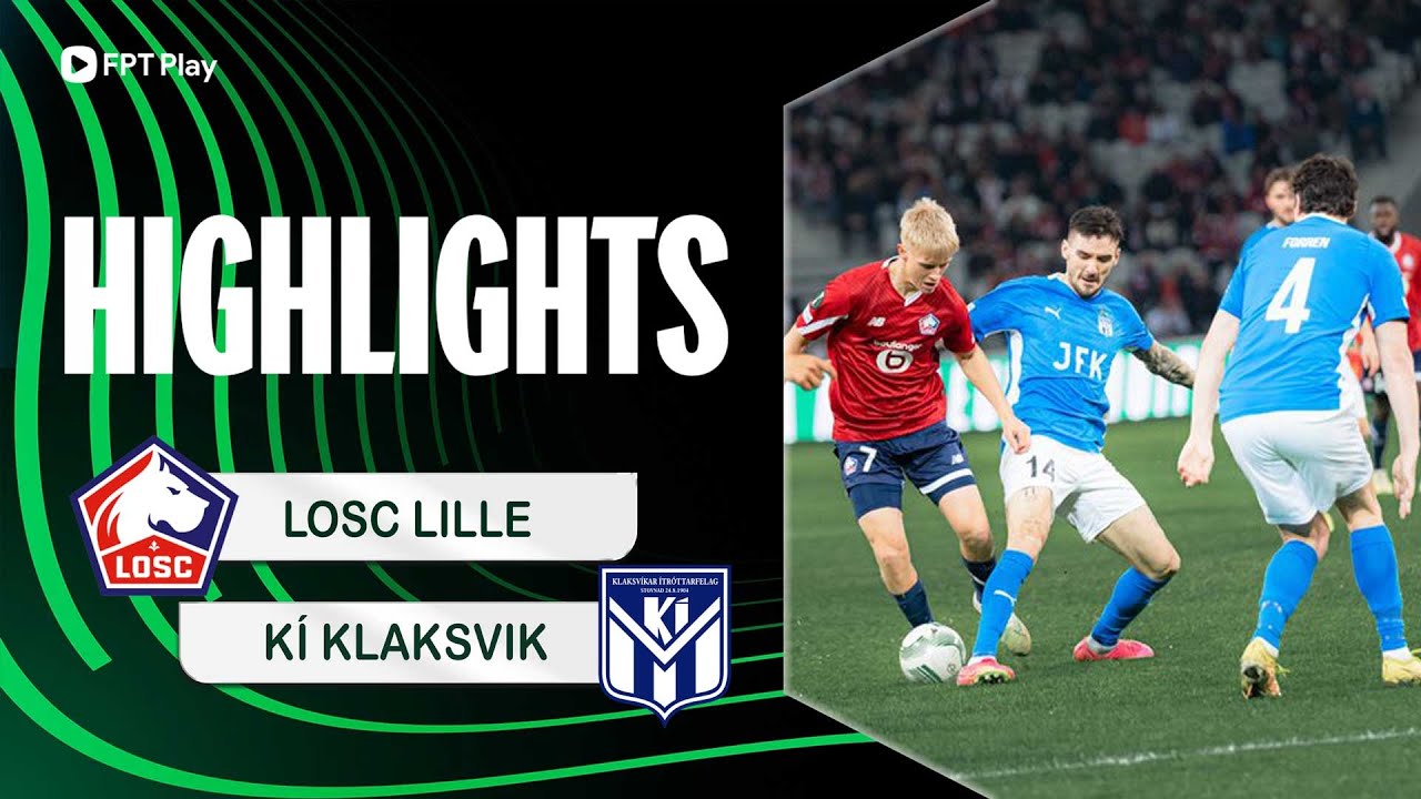 Aimant Lille LOSC Vs KÍ Klaksvík 3-0 - Ligue Europa Conference 2023-2024 - Comme Neuf