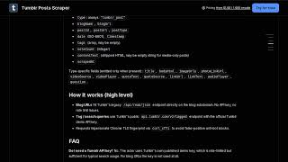 Tumblr Posts Scraper — Apify Actor Walkthrough
