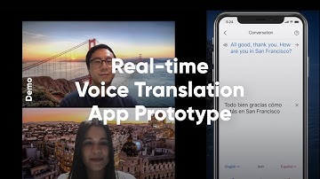 ProtoPie Demo: Real-time Voice Translation App Prototype