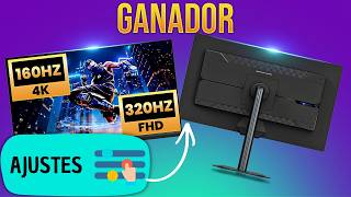AJUSTES Gigabyte M27UP 🔥 27" DUAL 4k 160hz | FHD 320Hz SUPER EQUIPADO