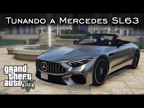 Tunando a Mercedes-Benz SL63 AMG 2023 - MOD | GTA V - PC [PT-BR]