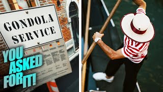 The Toughest Driving Test In the World: Venice's Gondola School | You Asked For It