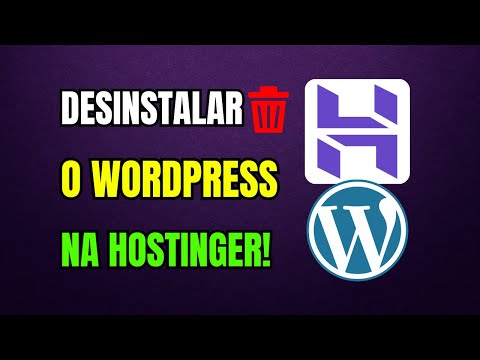 Como DESINSTALAR o WORDPRESS na HOSTINGER 2026