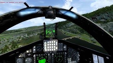 PREPAR3D v2.5 Performance Test - Boeing T45C at Frankfurt-Hahn (HD)