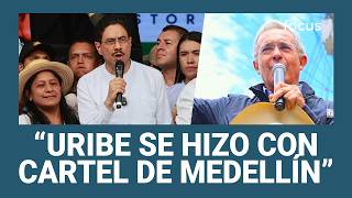 Iván Cepeda arremete contra Uribe y Fico Gutiérrez en discurso en Medellín