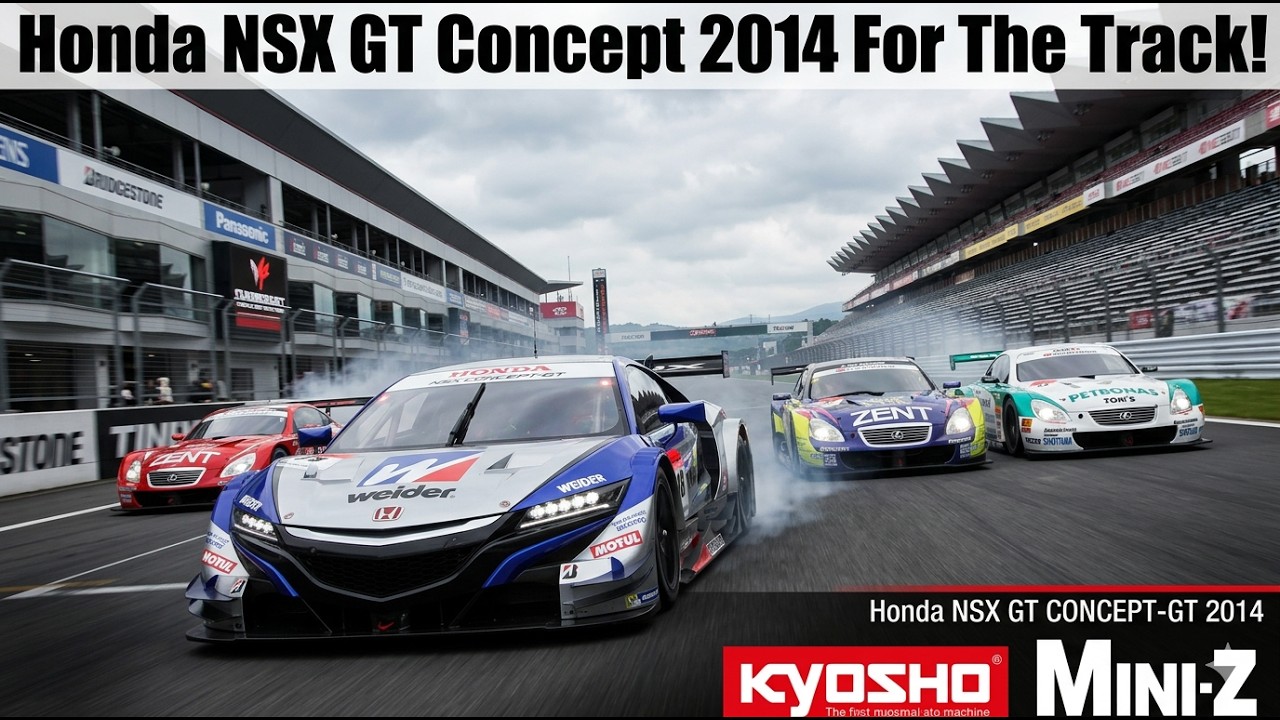 Kyosho Mini-Z Honda NSX GT Concept 2014 For The Track! - YouTube