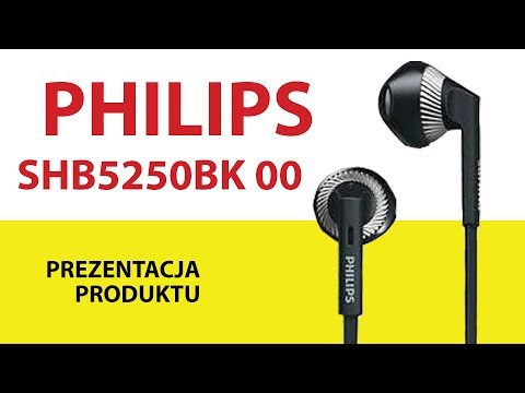 Słuchawki dokanałowe PHILIPS SHB5250BK/00