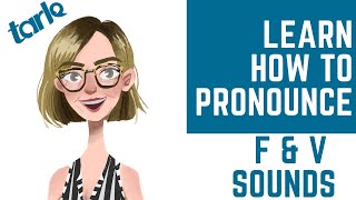 How to Pronounce F & V Sounds - Pronunciation Class for English Learners - Lunch Time Live Tutorial