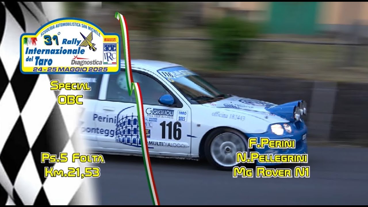 rally Taro IRC 2025 obc Perini Pellegrini Ps5 Folta